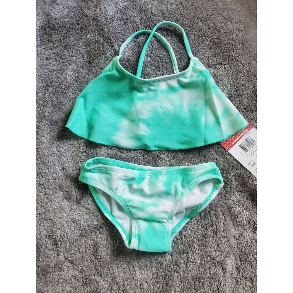 *NWT* Kanu Surf Girl's Alania Bikini Beach Sport 2-Piece Swimsuit , Size 2T